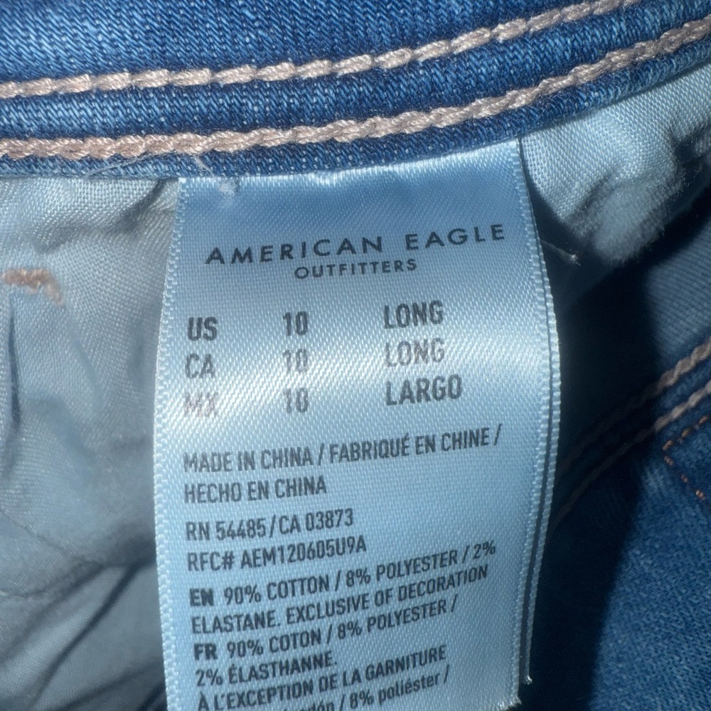 American Eagle Jeans size 10Xlong - Picture 3 of 3